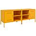 Mobili Tv 2 Pz Giallo Senape 68x39x50,5 Cm In Acciaio - Foto miniatura 2