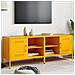 Mobili Tv 2 Pz Giallo Senape 68x39x50,5 Cm In Acciaio - Foto miniatura 1