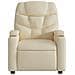 Poltrona Elettrica Reclinabile Crema in Tessuto - Foto miniatura 8