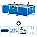 Piscina Fuori Terra - Rettangolo - 300x200x75 Cm - Blu - Include Accessori Coordinati Cb64 - Foto miniatura 1