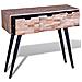 Lusso Casadino -  Tavolo Consolle Con 3 Cassetti In Legno Di Recupero Di Teak - Foto miniatura 3