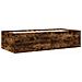 Divano Letto Con Cassetti Senza Materasso Rovere Fumo 100x200cm - Foto miniatura 5