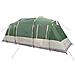 Tenda Familiare a Tunnel per 6 Persone Verde Impermeabile - Foto miniatura 3
