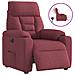 Poltrona Elettrica Reclinabile Rosso Vino in Tessuto - Foto miniatura 1
