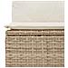 Set Divano da Giardino 5 pz con Cuscini Beige in Polyrattan - Foto miniatura 9