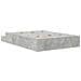 Struttura Letto con Contenitore Grigio Cemento 160x200 cm - Foto miniatura 9