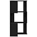 Libreria Angolare a 3 Ripiani Rovere Nero 50x50x102 cm Legno Ingegnerizzato - Foto miniatura 6