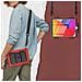 Custodia Per Ipad Air 5/4 /pro 11"" Con Supporto E Tracolla Rossa - Foto miniatura 3