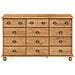 "Cassettiera ""ASKIM"" 79x40x133.5 cm Legno massello di pino" - Foto miniatura 6