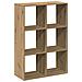 Libreria Divisorio Rovere 69,5x29x103,5 cm in Truciolato - Foto miniatura 1