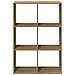 Libreria Divisorio Rovere 69,5x29x103,5 cm in Truciolato - Foto miniatura 6