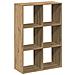 Libreria Divisorio Rovere 69,5x29x103,5 cm in Truciolato - Foto miniatura 8