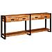 Tavoli consolle Altro 2 pcs Marrone Legno massello di acacia - Foto miniatura 2