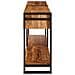 Tavoli consolle Altro 2 pcs Marrone Legno massello di acacia - Foto miniatura 6