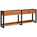 Tavoli consolle Altro 2 pcs Marrone Legno massello di acacia - Foto miniatura 7