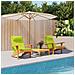 Cuscino per Sedia 2 pcs Verde acceso 58 x 77 x 4.5 cm - Foto miniatura 2