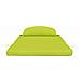 Cuscino per Sedia 2 pcs Verde acceso 58 x 77 x 4.5 cm - Foto miniatura 6