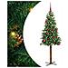 Albero di Natale snodato con 150 LED con supporto Verde 150 cm - Foto miniatura 1