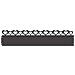Bordure per prato 30 pcs Nero 103 x 0,05 x 22 cm Acciaio - Foto miniatura 1
