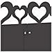 Bordure per prato 30 pcs Nero 103 x 0,05 x 22 cm Acciaio - Foto miniatura 8