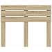 Testiera con testiera Rovere Sonoma 135 cm Legno multistrato - Foto miniatura 4