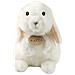 Peluche Coniglio 18cm Realista Ultra Morbido In Materiale Riciclato Ecologico, Bianco - Foto miniatura 3