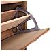Sgabello Scarpiera In Legno Marrone 80x38x53h - Foto miniatura 6