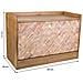 Sgabello Scarpiera In Legno Marrone 80x38x53h - Foto miniatura 8