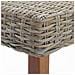 panchina Naturale 160 x 35 x 45 cm Legno di mango massello - Foto miniatura 4