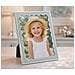 Cornice Portafoto Juliette Celeste In Zinco Argento 12,5x17,5 Cm - Foto miniatura 5