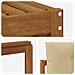 Set divani 8 pcs Naturale e Beige Legno di Acacia Massello - Foto miniatura 6