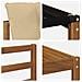 Set di divani da esterno con cuscino 10 pcs Naturale e Beige - Foto miniatura 8