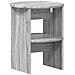 Mobile laterale 2 pcs Sonoma grigia Ø40 x 50 cm - Foto miniatura 8