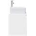 Mobile Lavabo da Parete Bianco Lucido 53 x 35 x 63 cm - Foto miniatura 3