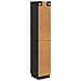 Set di armadi 2 pcs Nero Legno ingegnerizzato - Foto miniatura 6