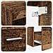 Set di mobili per il bagno 3 pz Legno antico - Foto miniatura 10