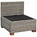 Divano Medio con Cuscini GENDT Rattan naturale Grigio Kubu - Foto miniatura 4