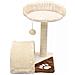 Albero Per Gatti Con Tiragraffi In Sisal 40cm Beige E Marrone - Foto miniatura 3