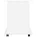 Mobiletto con Ruote Bianco 60x45x60 cm in Legno Multistrato - Foto miniatura 6