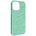 Cover Iphone 13 Pro Max Silicone Semi-rigido Con Paillette Amovibili Verde - Foto miniatura 1