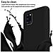 Catena Di Telefoni Cellulari Compatibile Con Samsung Galaxy A31 In Liquid Nero - Coperchio Di Protezione In Silicone Con Cordino Regolabile In Lunghezza - Foto miniatura 2