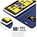 Custodia Compatibile Con Nokia Lumia 920 In Classy Blu Scuro - Coperchio Protettiva Con Chiusura Magnetica, Funzione Stand E Tasca Per Le Carte - Foto miniatura 5