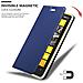 Custodia Compatibile Con Nokia Lumia 920 In Classy Blu Scuro - Coperchio Protettiva Con Chiusura Magnetica, Funzione Stand E Tasca Per Le Carte - Foto miniatura 7
