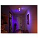 Lampada Da Soffitto Led White Color Gu10 2x5,7w Centris Hue Bianco 128x85x408 Mm Metallo - Foto miniatura 1