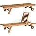 Set Prendisole Dritto In Teak Con Tavolino Java - Foto miniatura 3