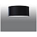 Lampadario Otto 70 Nero Sl. 0794 - Minimalista Lampada A Soffitto Nero 35x70x70 Cm - Foto miniatura 2