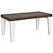 Tavolo Allungabile 90x180/440 Cm Spimbo Mix Piano Bianco Frassino - Gambe Noce - Noce /bianco Frassino - Foto miniatura 6