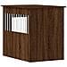 Gabbia Cani Arredamento Rovere Marrone 55x80x68cm Multistrato - Foto miniatura 3