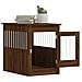 Gabbia Cani Arredamento Rovere Marrone 55x80x68cm Multistrato - Foto miniatura 7