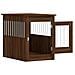 Gabbia Cani Arredamento Rovere Marrone 55x80x68cm Multistrato - Foto miniatura 10